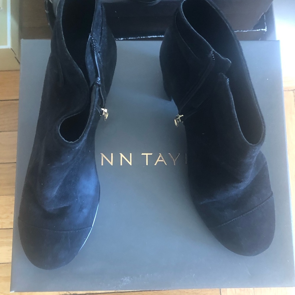Ann Taylor Imogen suede bootie